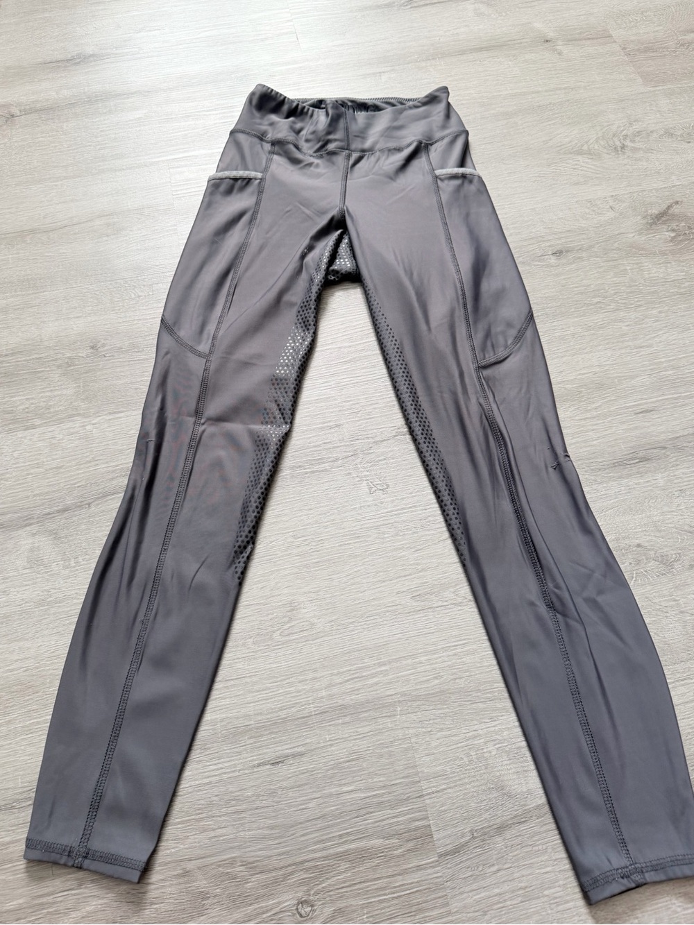 Dover Saddelry Riding Sport Equestrian Riding Pants grey small